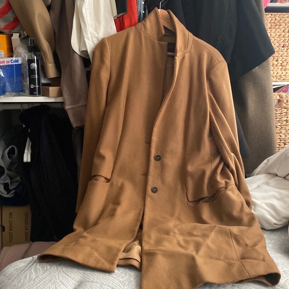 Zara Brown over coat women XL